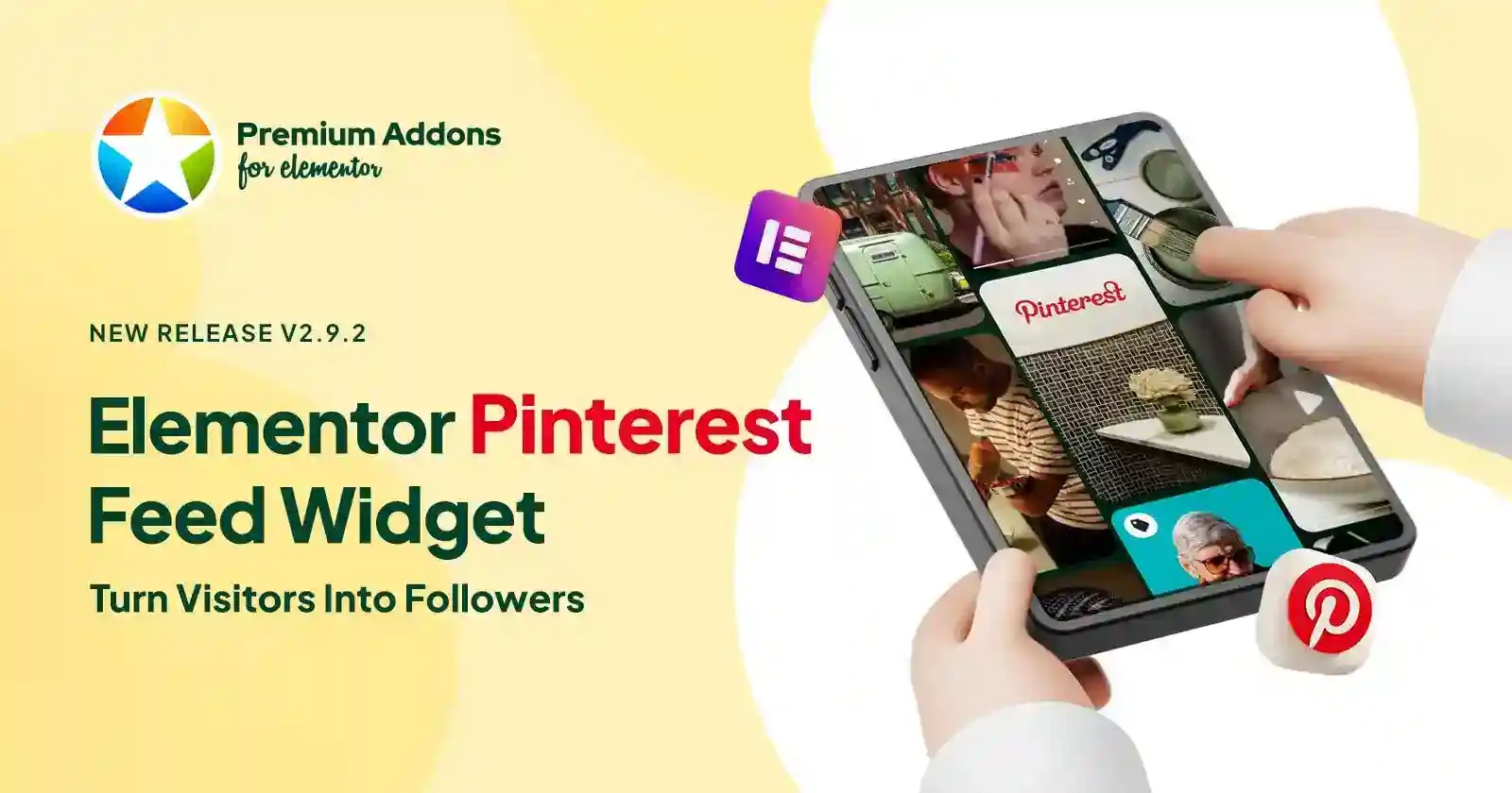 elementor pinterest feed widget.webp